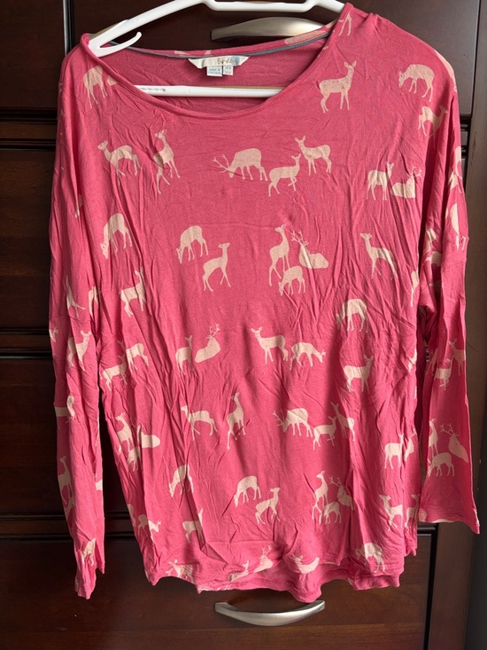 Boden Tops - Boden Reindeer Tee